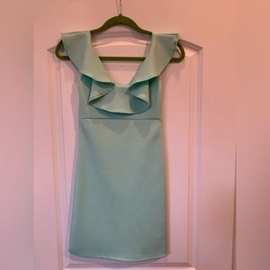 Baby blue bodycon dress